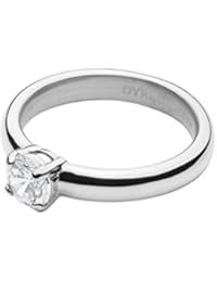 Dyrberg/Kern anillos Mujer acero inoxidable circón talla princesa
