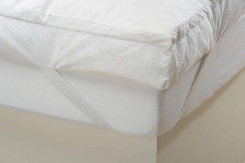 Daunen Matratzenauflage 140×200 cm 2-lagig, 10cm hoch, 90% Daunen, nur bei uns erhältlich - 4