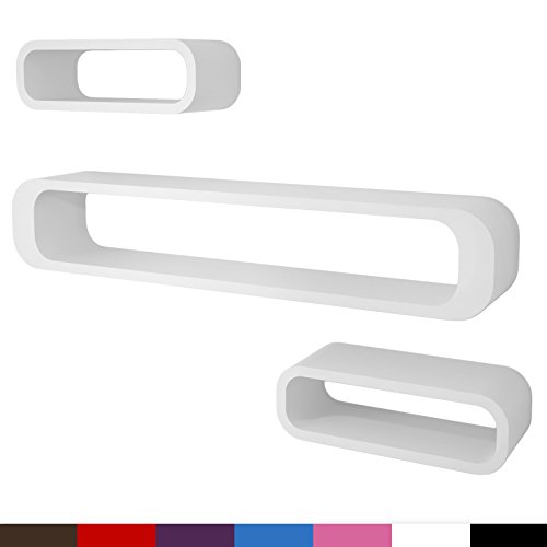 Hängeregal Bücherregal Wandregal-Set in verschiedenen Farben