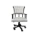 Produktbild Anself Bürostuhl Chefsessel Drehstuhl Bürodrehstuhl Ledermix 62 x 50 x 96 - 104 cm Weiß
