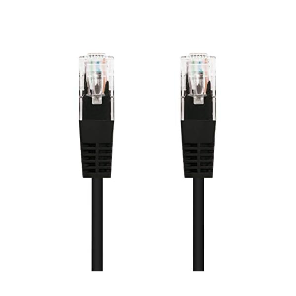 NanoCable 10.20.0401-BK - Cable de red Ethernet RJ45 Cat.6 UTP AWG24, 100% cobre, Negro, latiguillo de 1mts - Image 3