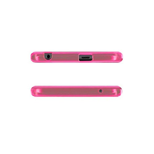 TBOC Pack  Funda de Gel TPU Rosa   Protector Pantalla Vidrio Templado para Alcatel Pixi 4  6  3G  6 0 Pulgadas   Funda de Silicona Ultrafina y Flexible  Protector de pantalla Resistente a Golpes  Ca  das y Ara  azos   No es compatible con el modelo 4G 