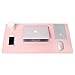 Price comparison product image Multifunctional Office Desk Pad, 80 x 40cm YSAGi Ultra Thin Waterproof PU Leather Mouse Pad, Anti-Slip Suede for The Back Side, Desk Writing Mat for Office/Home (Pink-Single, 31.5' x 15.8')