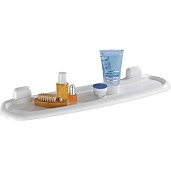 WENKO 17943100 Wandablage Pure, Acrylnitril-Butadien-Styrol (ABS), 58 x