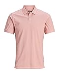 Corte - Slim fit Jack & Jones Jjebasic Polo SS Noos - Camiseta para Hombre, Rosa (Misty Rose), Talla XS