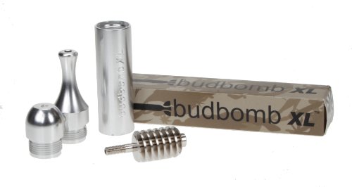 Pipe en aluminium budbombTM original bud bomb XL - Argent (150mm)