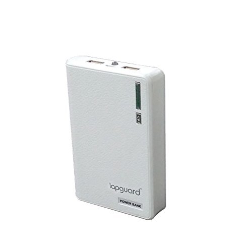 Lapguard PB-1200 Power Bank 12000 mAh Make in India Portable Charger powerbank - White
