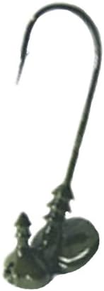 Megastrike E2 Shakey Head Jig, Pack of 3 (3/4-Ounce, Green/Pump)