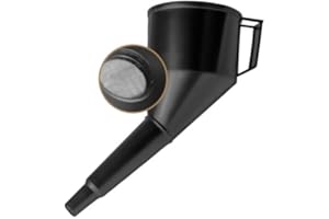 SIO Embudo Aceite Motor Gasolina Gasoil de Plástico 120mm. con Filtro y Asa