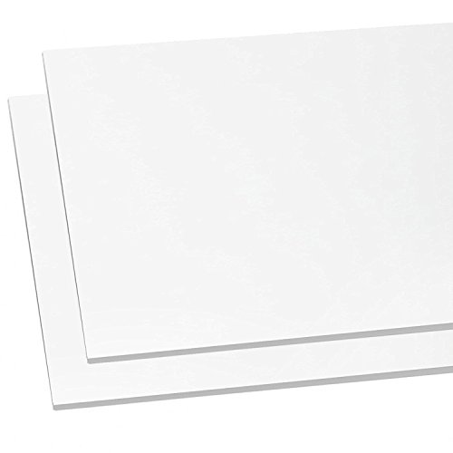 Acrylglasplatte Plexiglasplatte Scheibe weiß satiniert 712x905x4mm