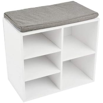 *Shabby Chic* Holzschrank mit 3 Mittelbretter und Trennbrett - 5 Fächer