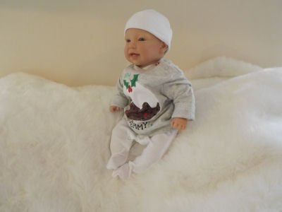 J. PUDDING BOY BZLS Weighted Reborn Doll Fake Baby Girls Childs Birthday Christmas Gift UK Seller made by Saxon Reborns.