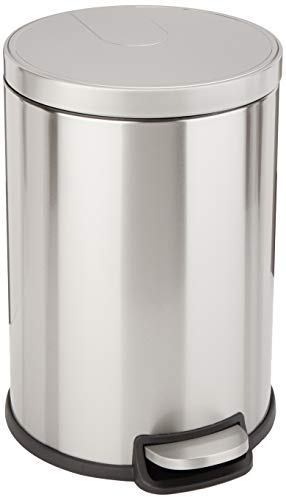 AmazonBasics Poubelle ronde à fermeture douce - 20 L