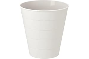 I-K-E-A FNISS Waste Bin Durable Polypropylene Plastic Kitchen Bedroom Storage Bin White 10 l