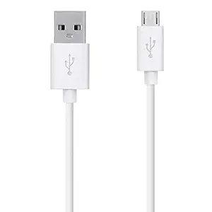 Charging & Data USB Cable for Samsung Galaxy J7 Prime 2 USB Cable | Micro USB Data Cable | Quick Fast Charging Cable | Charger Cable | Android V8 Cable (3.1 Amp, 1 Meter, White)