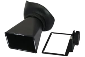 Fotga 2,8 x 3 "LCD Viewfinder Loupe Viseur en caoutchouc Extension V4 pour Sony NEX - 3/NEX - 5