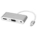 Produktbild Lightning auf HDMI + VGA + Audio Adapter – rgbs 3-in-1 Lightning Digital AV Adapter Converter für iPhone 7 7 Plus 6S 6/6 Plus/5 5sapple über das iOS 8, kompatibel mit allen iPad, iPhone, iPad, Plug & play-sliver