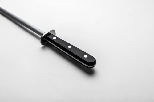 Heiso Wetzstahl, Länge 25cm, Runder Schärfstab für klassisches Nachschleifen, 10 Jahre Garantie - 3