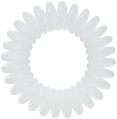 Magi Hair Bobble Traceless Hair Ring And Bracelet - White Invisible Hair Bobble Pack of 5, Pain Free Hair Band, Reduces Split Ends