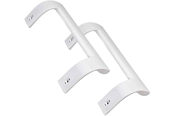 Kit de deux poignées adaptables pour porte réfrigérateur Beko, Saivod 4321270300 2PT-163. Recamania.
