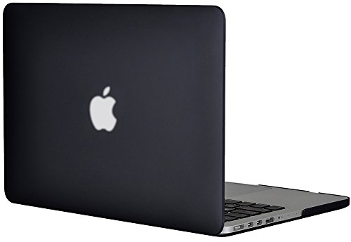 Generic Retina 13-Inch Rubberized Frosted Hardshell Case Cover for Apple MacBook Pro 13.3" with Retina Display( Model: A1425)-Black
