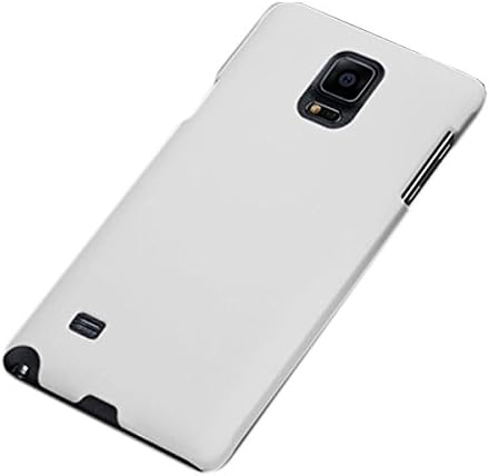 Ultra Slim Matte Plastic Hard Back Case Cover For Samsung Galaxy Note 4 in White