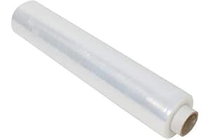 REQUISITE NEEDS Heavy Duty Shrink Wrap Roll Cling Film Packaging - 400MM X 250M (CLEAR)