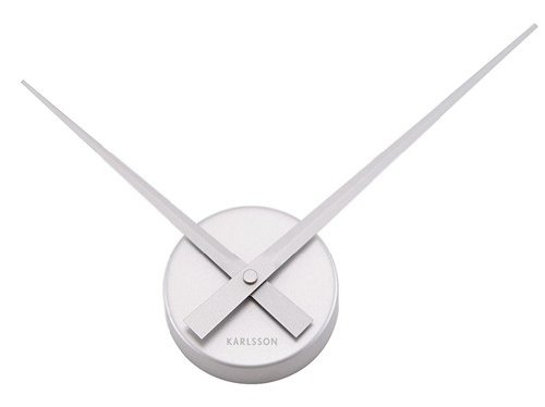 Wanduhr Little Big Time Mini silbern