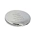 Personalised Silver Round Compact Mirror