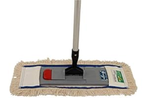 Axis Line Balai de sol de 40 cm ou 50 cm - Kit complet avec support magnétique à rabat - Pour nettoyage des sols (40 cm)