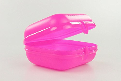 TUPPERWARE To Go Twin neon pink Brotdose Box Lunchbox Twin Größe 3 - 5
