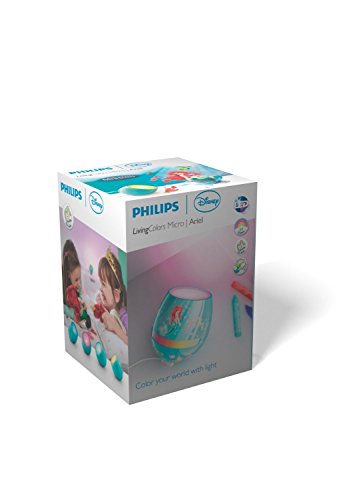 Philips Disney Tischleuchte, 4,7 W, Micro Ariel, mehrfarbig, 717042516 - 4
