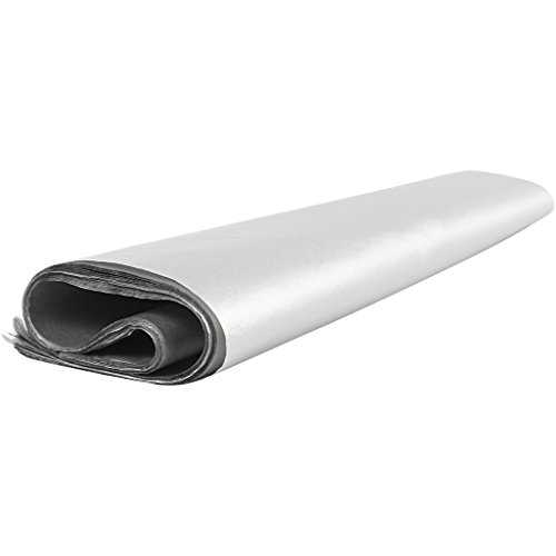 Seidenpapier, Blatt 50×70 cm, 14 g, silber, 25Blatt - 4