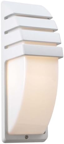 PLC Lighting 1832 WH Outdoor Fixture, Synchro Collection, White finish by PLC Lighting