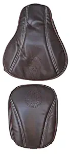 R Adversales Seat-Cover-2 Seat Cover for RE Classic 350 (Brown Color)