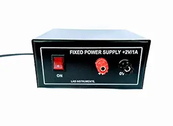 Lab Instruments DC Regulated Fixed Power Supply +2V/1Amps for all scientific & electronics physics experiments & others