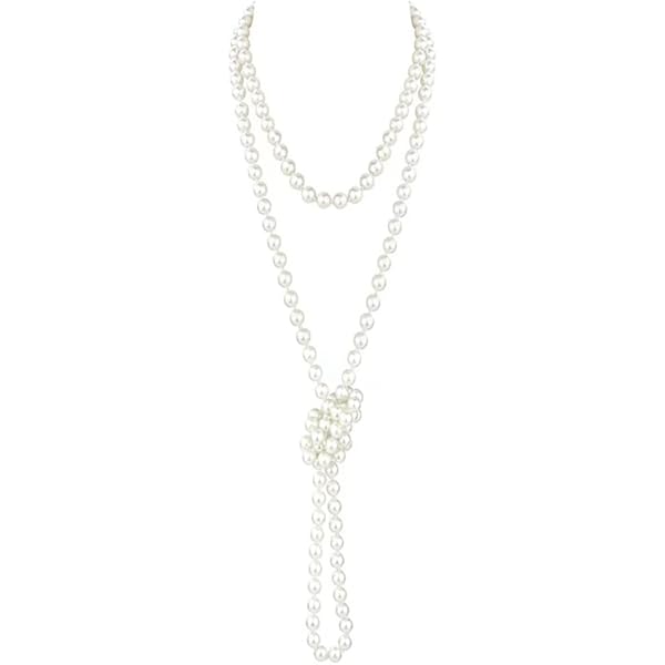 Collier De Perles Synthétiques Pour Femme - Style Vintage - Pour Fête