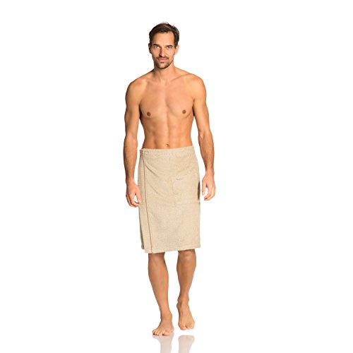 Preisvergleich Produktbild Vossen Herren Bademantel Lars siena one size