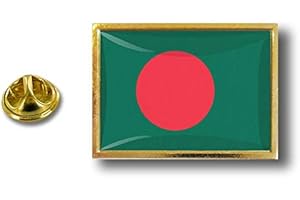 Akachafactory pins pin Badge pin's Metal avec Pince Papillon Drapeau Bangladesh