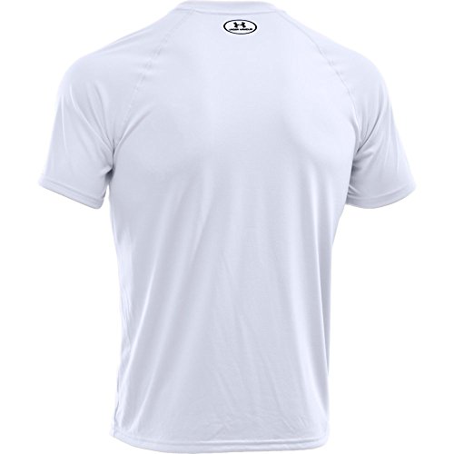 Under Armour Herren Fitness T-shirt und Tank Ua Tech Ss Tee, Mehrfarbig – Crimson/White, L - 2