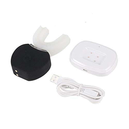 Preisvergleich Produktbild Mountxin Electric Toothbrush Automatic Rechargeable Sonic Teeth Whitening Toothbrush - Black