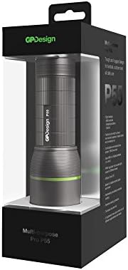 GPDesign TORCH- Multi-Purpose Pro P55 Flashlight - Tough And Rugged Design For Outdoor Use And All Daily Activities