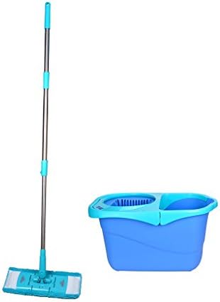 LIZHIQIANG Flat Easy To Clean Dazzle Drag Rotating Mop To Double Driving Hand Pressure Mop Bucket Flat Mop Good God Mop Mop Cloth