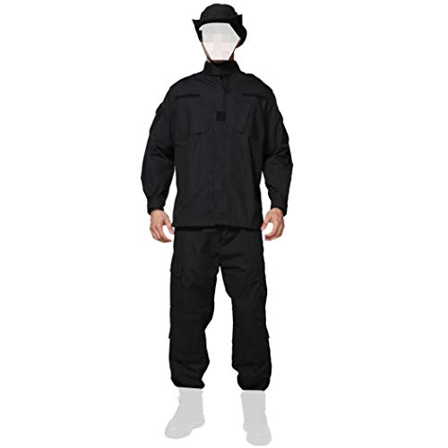 COZYJIA Chemise et Pantalon Tactiques ， Ensemble à Manches Longues Multicam BDU Airsoft Vêtements de Chasse Uniforme Militaire
