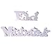 Produktbild EID Mubarak Ramadan Dekoration Silber Alphabet Dekorative Hochzeit Dekoration Party Pennan Eid Mubarak Dekoration