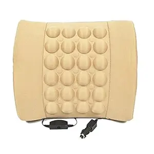 CARIZO Car Seat Vibrating Massage Cushion (Beige) Compatible with Hyundai i20 N Line
