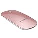 Produktbild Fenifox Maus, Bluetooth Kabellose Mouse Wireless Schnurlos 3d Optische Dünn Flach Slim Mini Klein Tragbare Leise Wiederaufladbar Auf Reisen Für Laptop Computer Pc Notebook Kinder (Roségold)