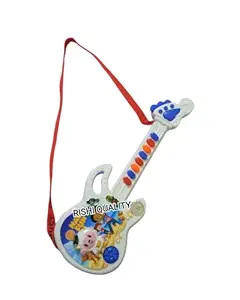 Rishi Quality Beautiful Guitar for Kids, Toddler Kids. Plastic Toy for Little Kids. Best for Christmas Gift. Small Size. (Colour May Vary)