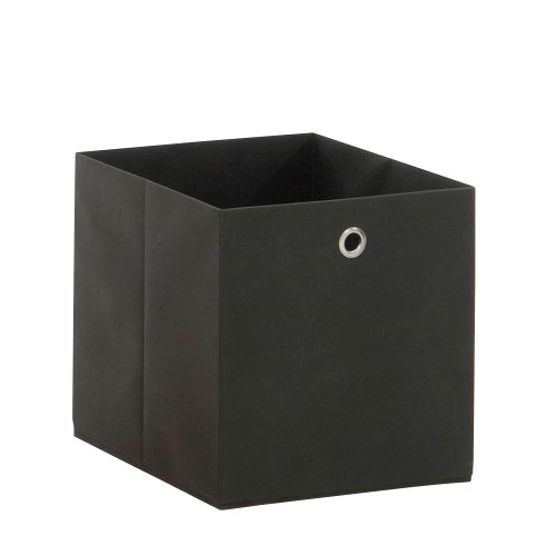 FMD Möbel 248-003 Faltbox, Vlies, anthrazit, 32 x 32 x 32 cm
