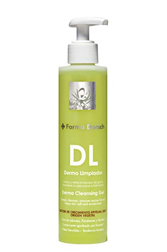 Farma Dorsch Gel Dermo Limpiador - Gel Suave Sin Jabón, Desmaquilla y Limpia la Piel en Profundidad, Elimina el Exceso de Grasa, Indicado para Todo Tipo de Pieles, para el Cuidado Diario, 200 ml